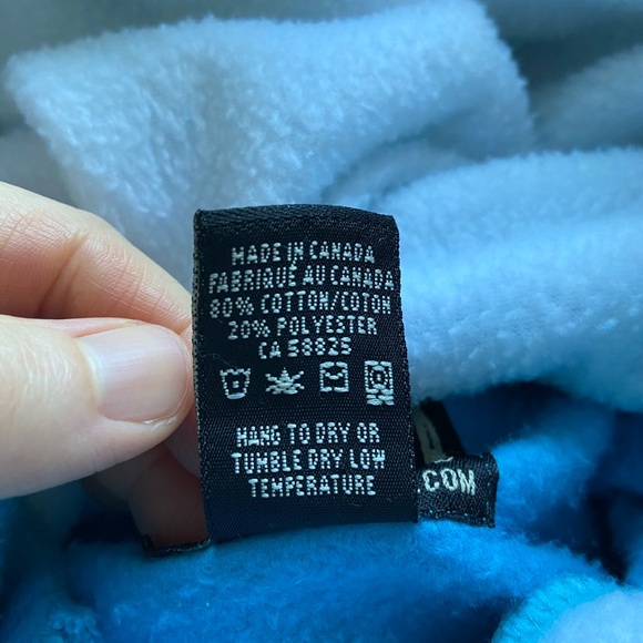 Muskoka Bear Wear Turquoise Blue Pullover Hoodie - Picture 5 of 8